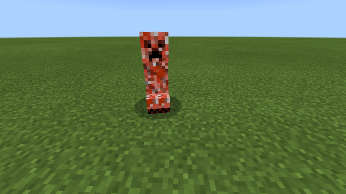 minecraft fire creeper