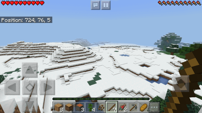 Ice Spikes and Igloo at Spawn Seed