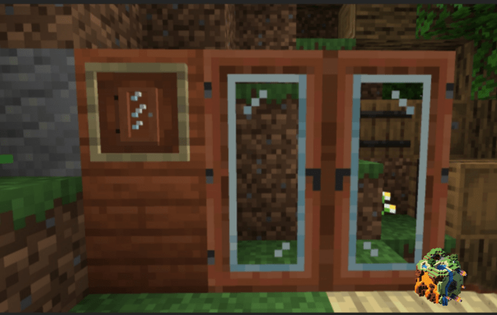 glass door texture pack minecraft pe