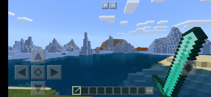Mesa Biome and Ice Spikes At Spawn Seed