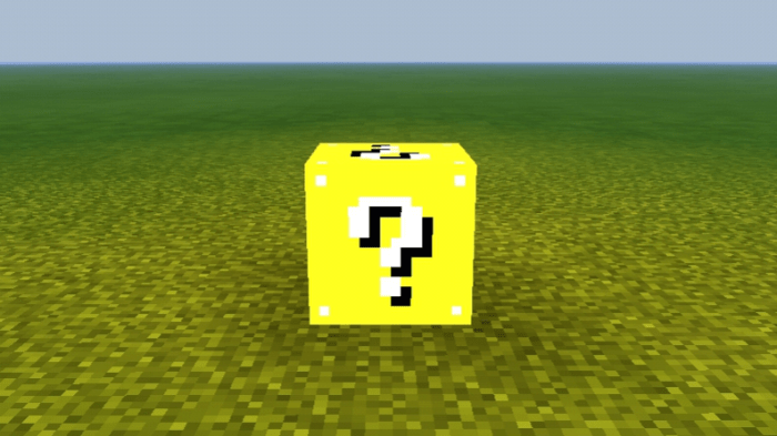 Lucky Block Addon for Minecraft PE by Lime Works, LLC